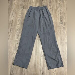 UNDER ARMOUR Heatgear Loose Men's Mesh Lined Zip Ankle Windbreaker Pants Size S